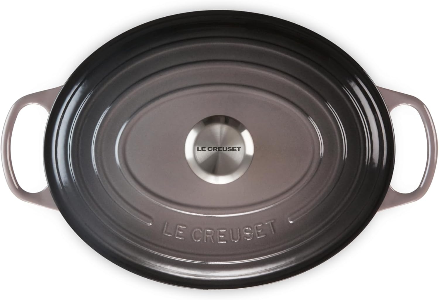 image:imageLe Creuset Enameled Cast Iron Signature Oval Dutch Oven 8 qt WhiteOyster