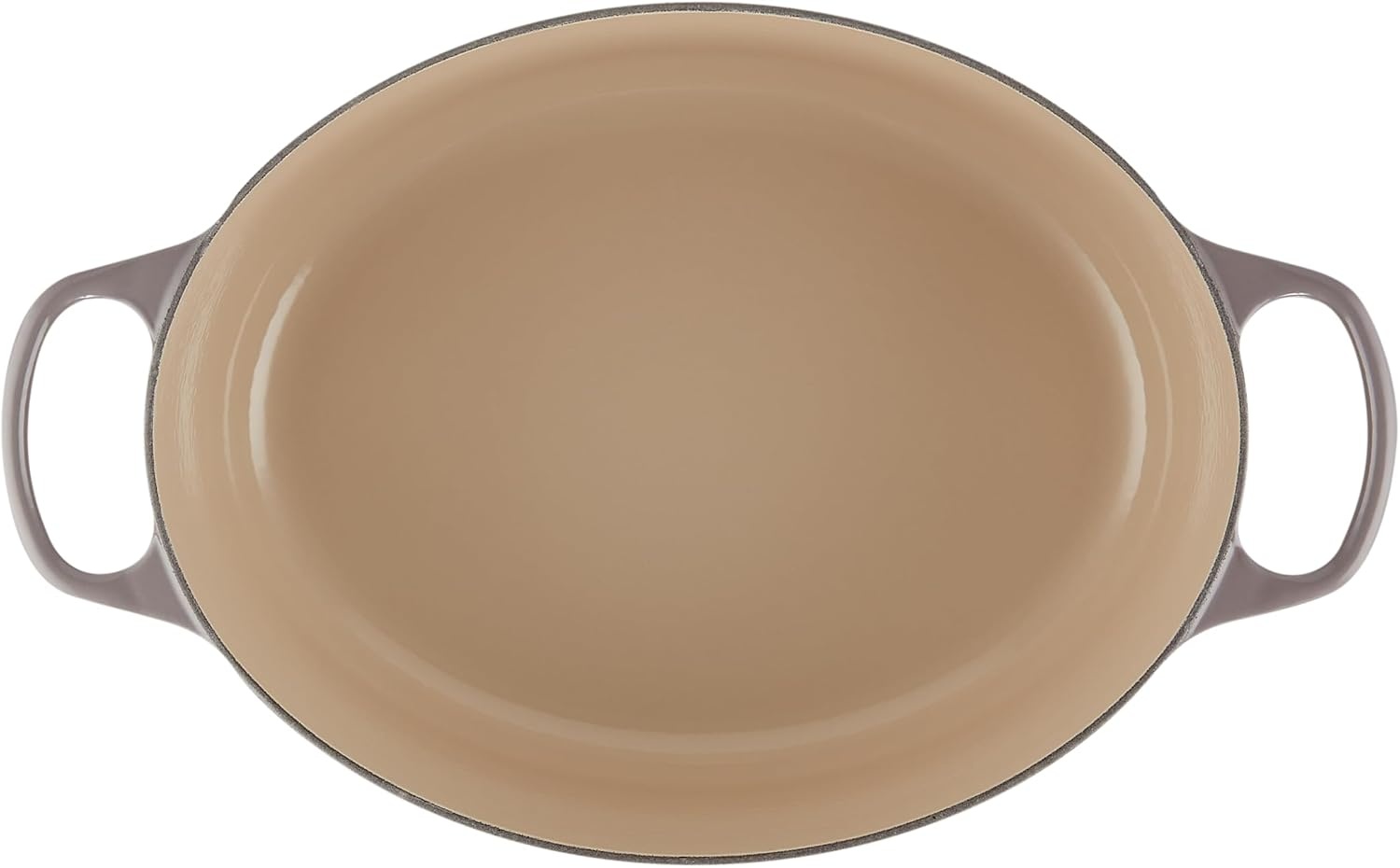 image:imageLe Creuset Enameled Cast Iron Signature Oval Dutch Oven 8 qt WhiteOyster