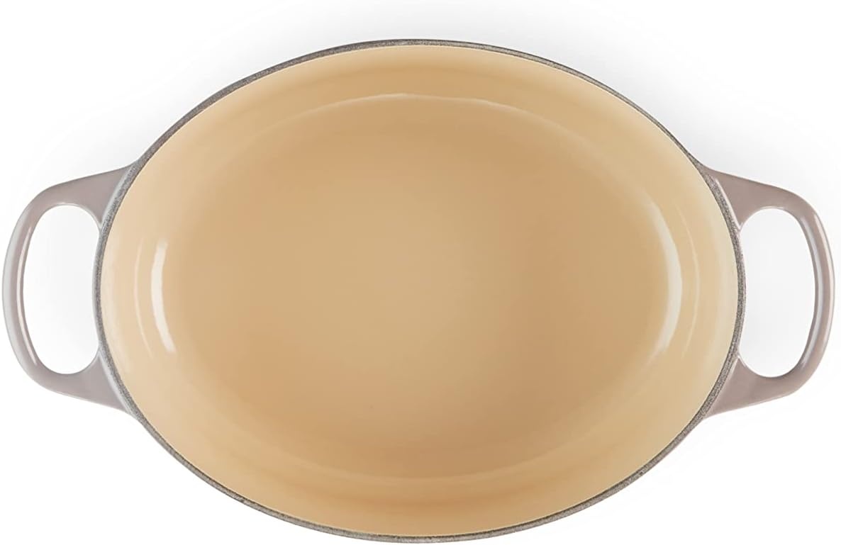 image:imageLe Creuset Enameled Cast Iron Signature Oval Dutch Oven 8 qt WhiteOyster