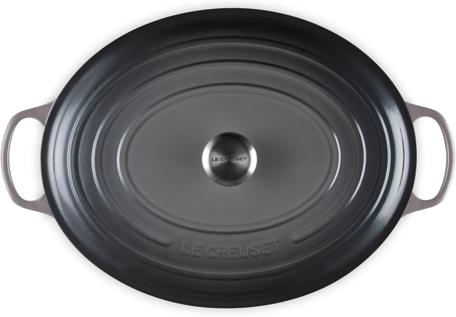 image:imageLe Creuset Enameled Cast Iron Signature Oval Dutch Oven 8 qt WhiteOyster