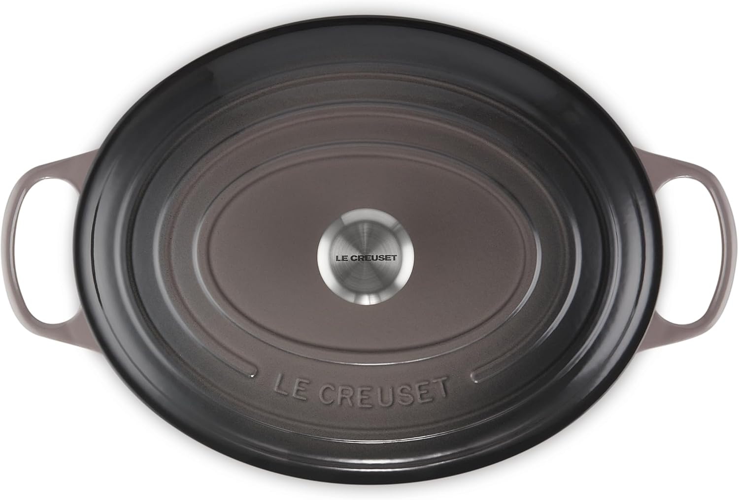 image:imageLe Creuset Enameled Cast Iron Signature Oval Dutch Oven 8 qt WhiteOyster
