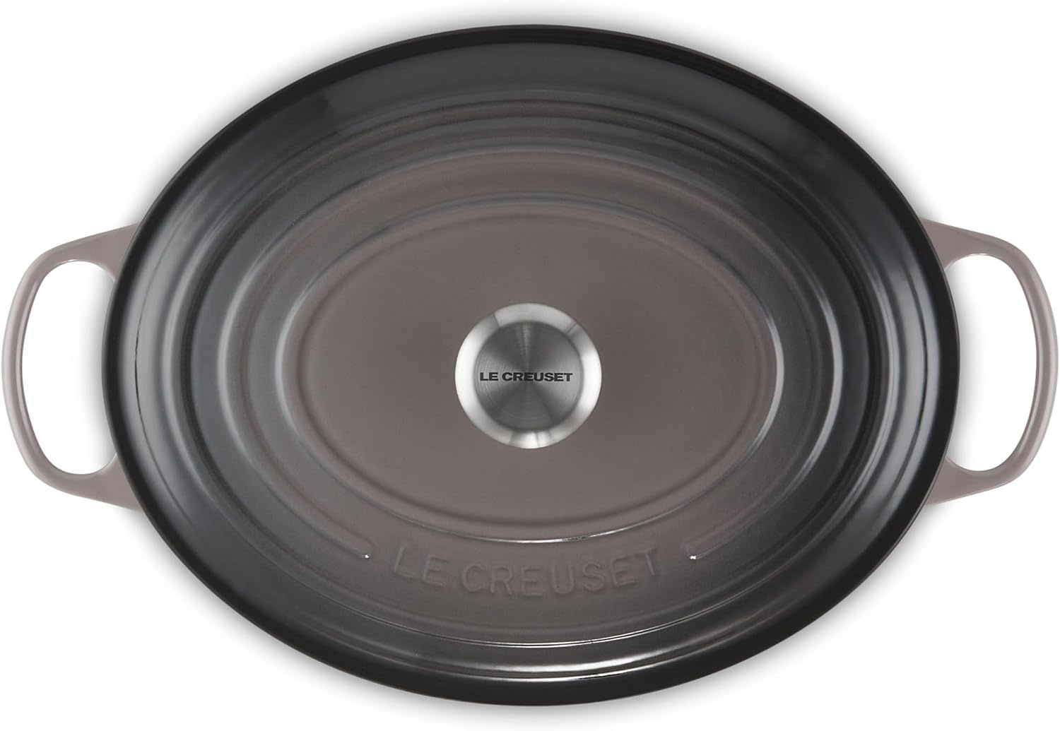 image:imageLe Creuset Enameled Cast Iron Signature Oval Dutch Oven 8 qt WhiteOyster