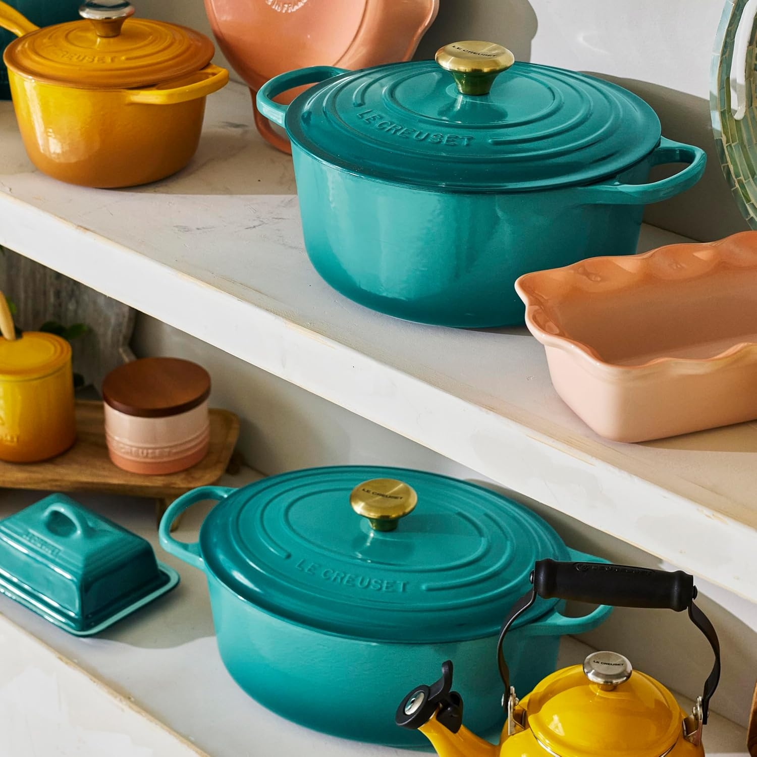image:imageLe Creuset Enameled Cast Iron Signature Oval Dutch Oven 8 qt WhiteRiviera