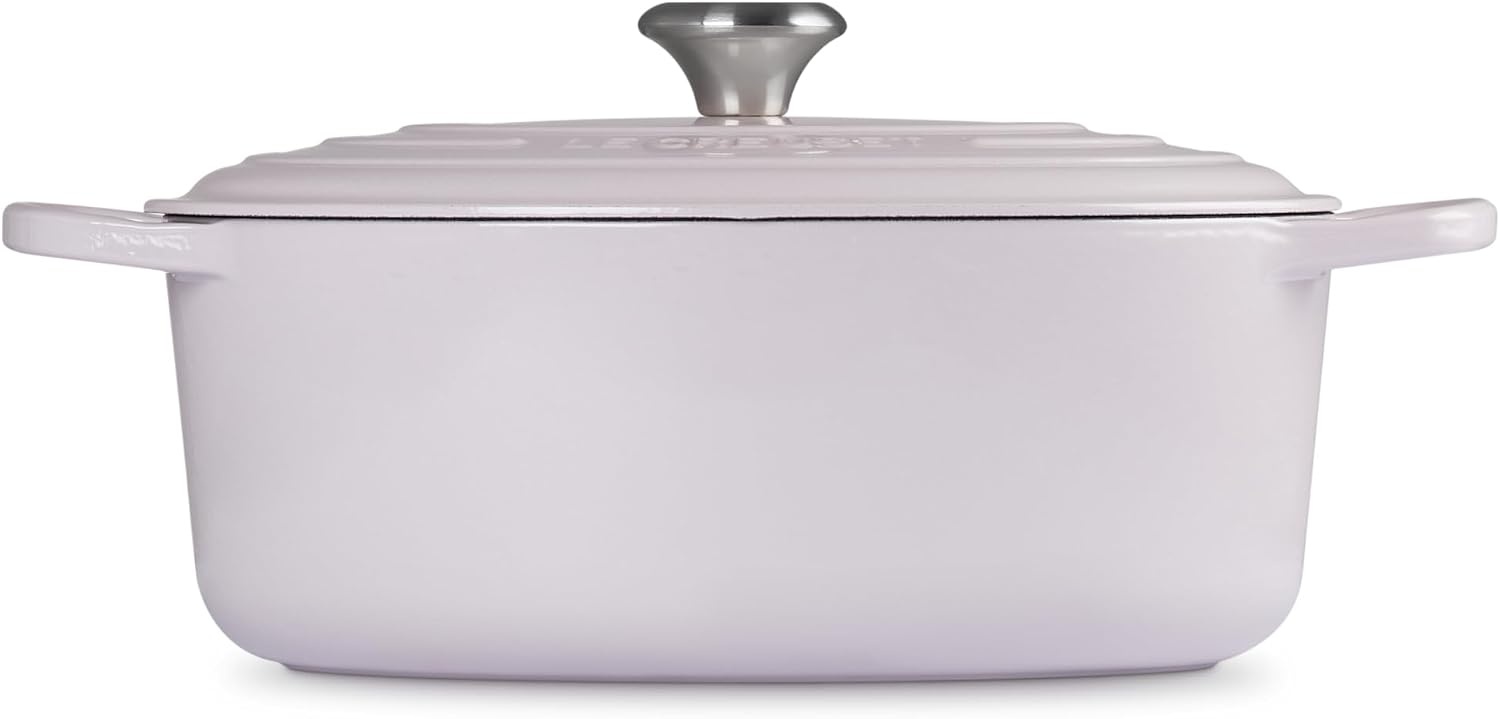 image:imageLe Creuset Enameled Cast Iron Signature Oval Dutch Oven 8 qt WhiteShallot