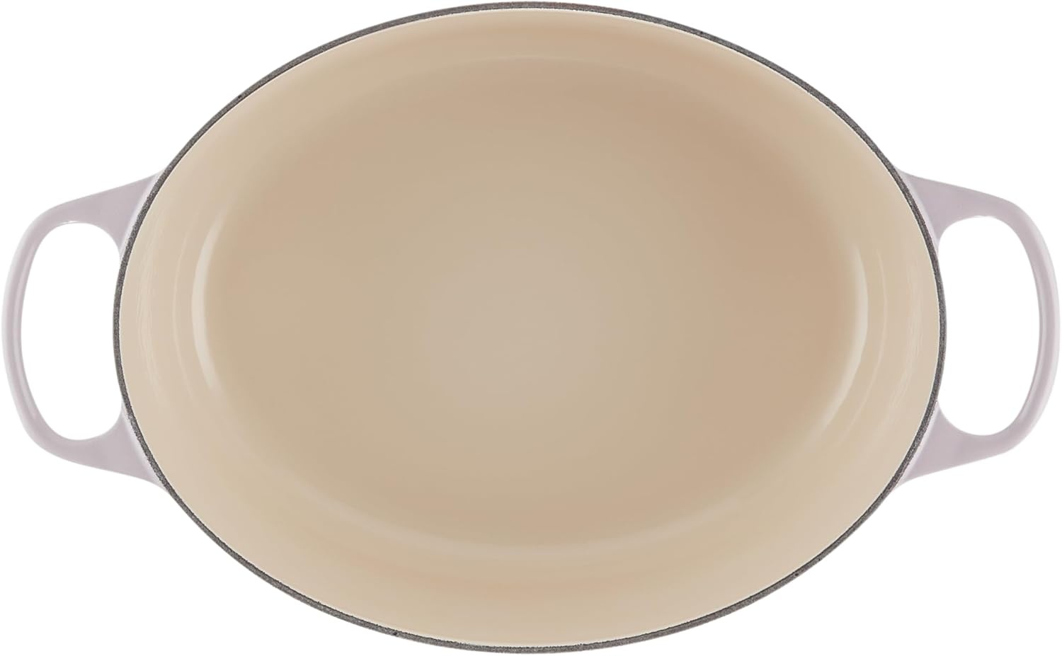 image:imageLe Creuset Enameled Cast Iron Signature Oval Dutch Oven 8 qt WhiteShallot