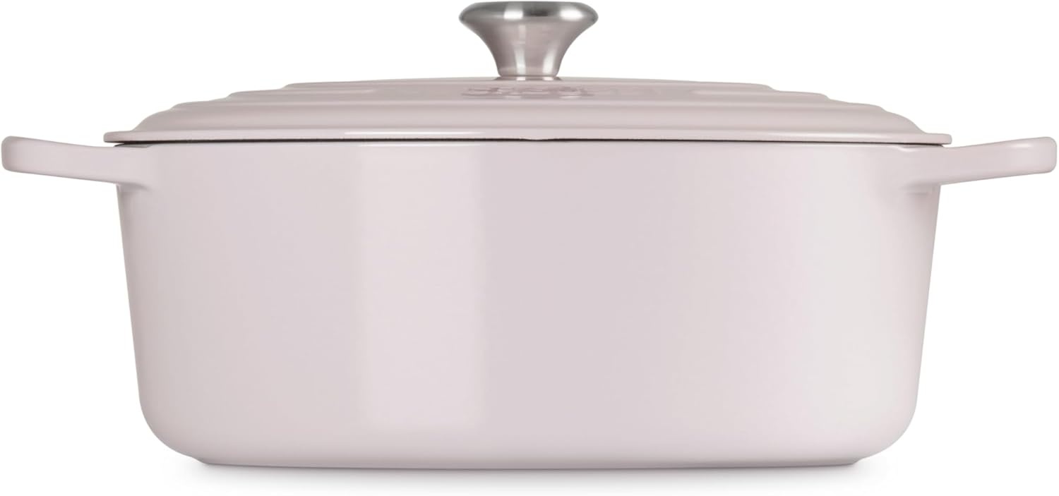 image:imageLe Creuset Enameled Cast Iron Signature Oval Dutch Oven 8 qt WhiteShallot