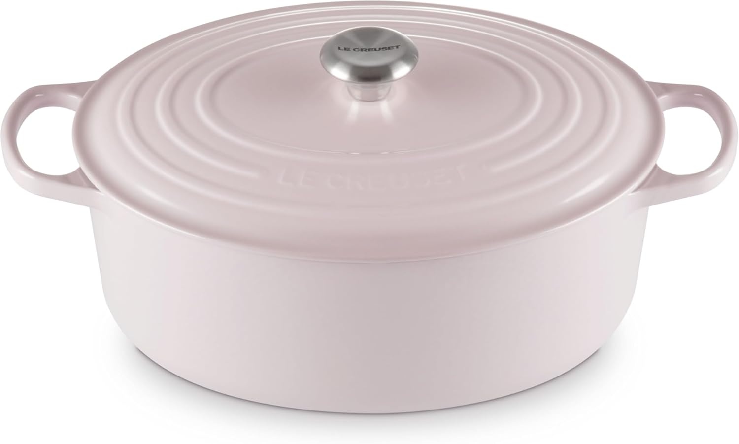 image:imageLe Creuset Enameled Cast Iron Signature Oval Dutch Oven 8 qt WhiteShallot