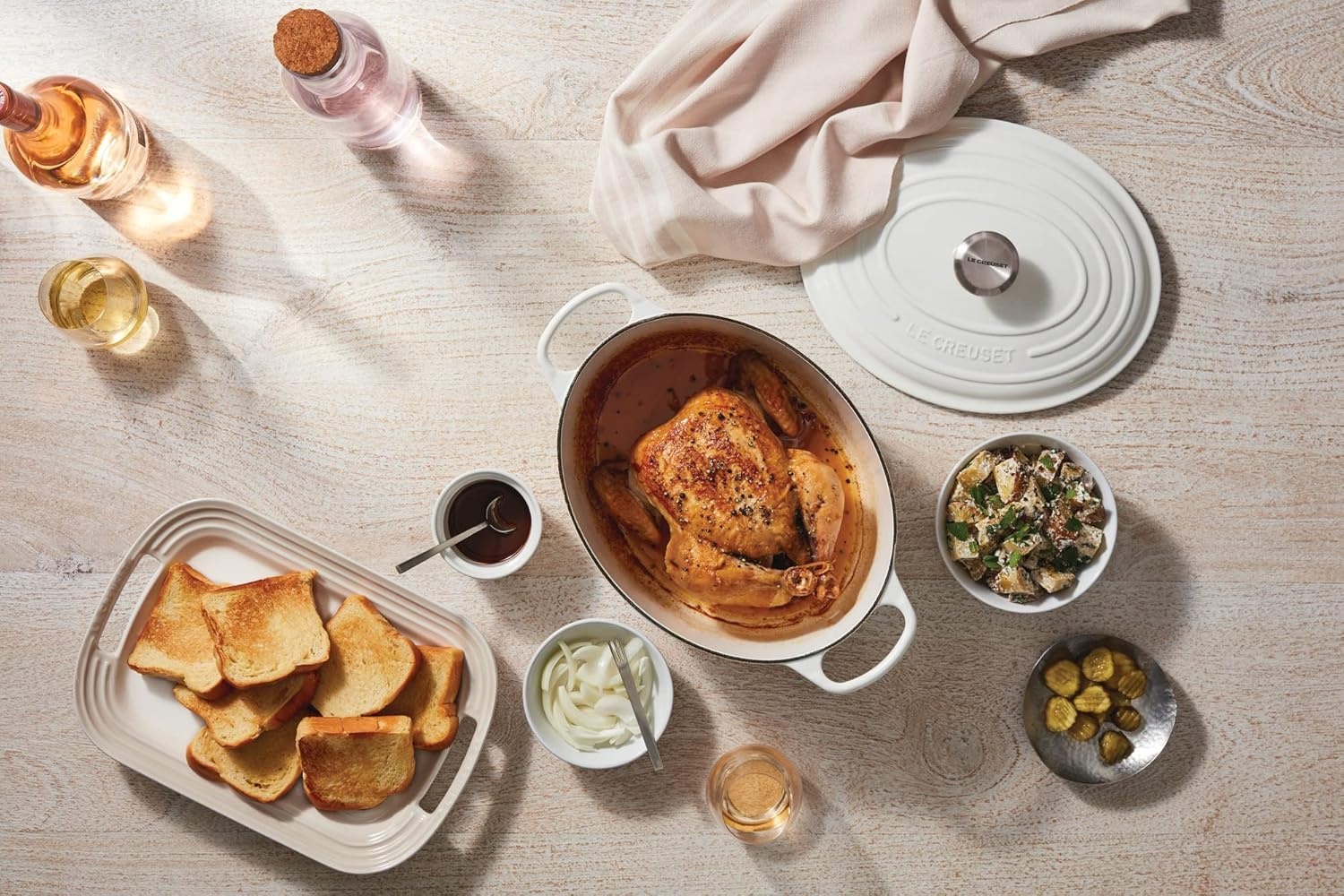 image:imageLe Creuset Enameled Cast Iron Signature Oval Dutch Oven 8 qt WhiteWhite