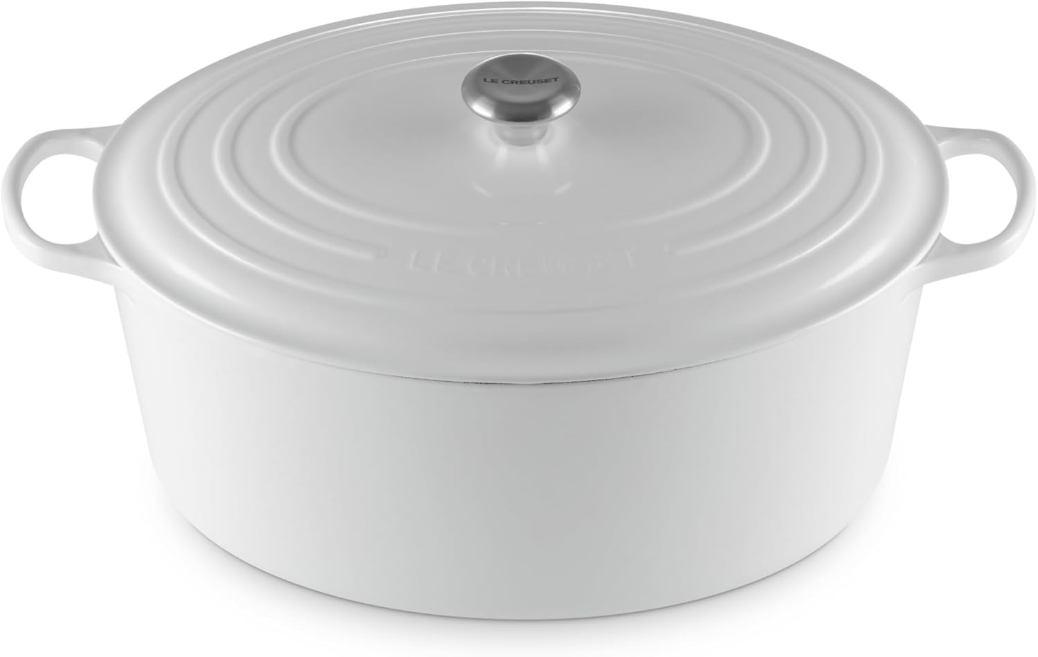 image:imageLe Creuset Enameled Cast Iron Signature Oval Dutch Oven 8 qt WhiteWhite