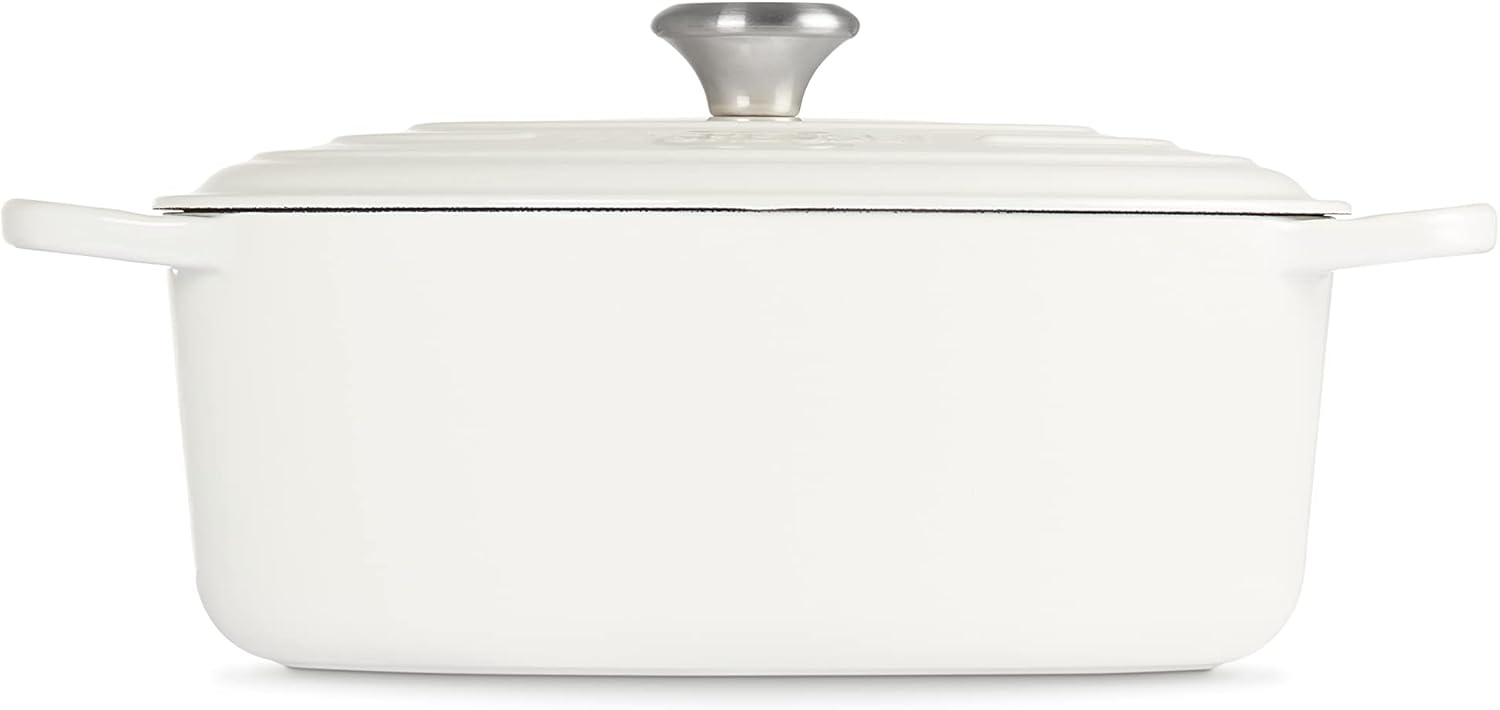 image:imageLe Creuset Enameled Cast Iron Signature Oval Dutch Oven 8 qt WhiteWhite