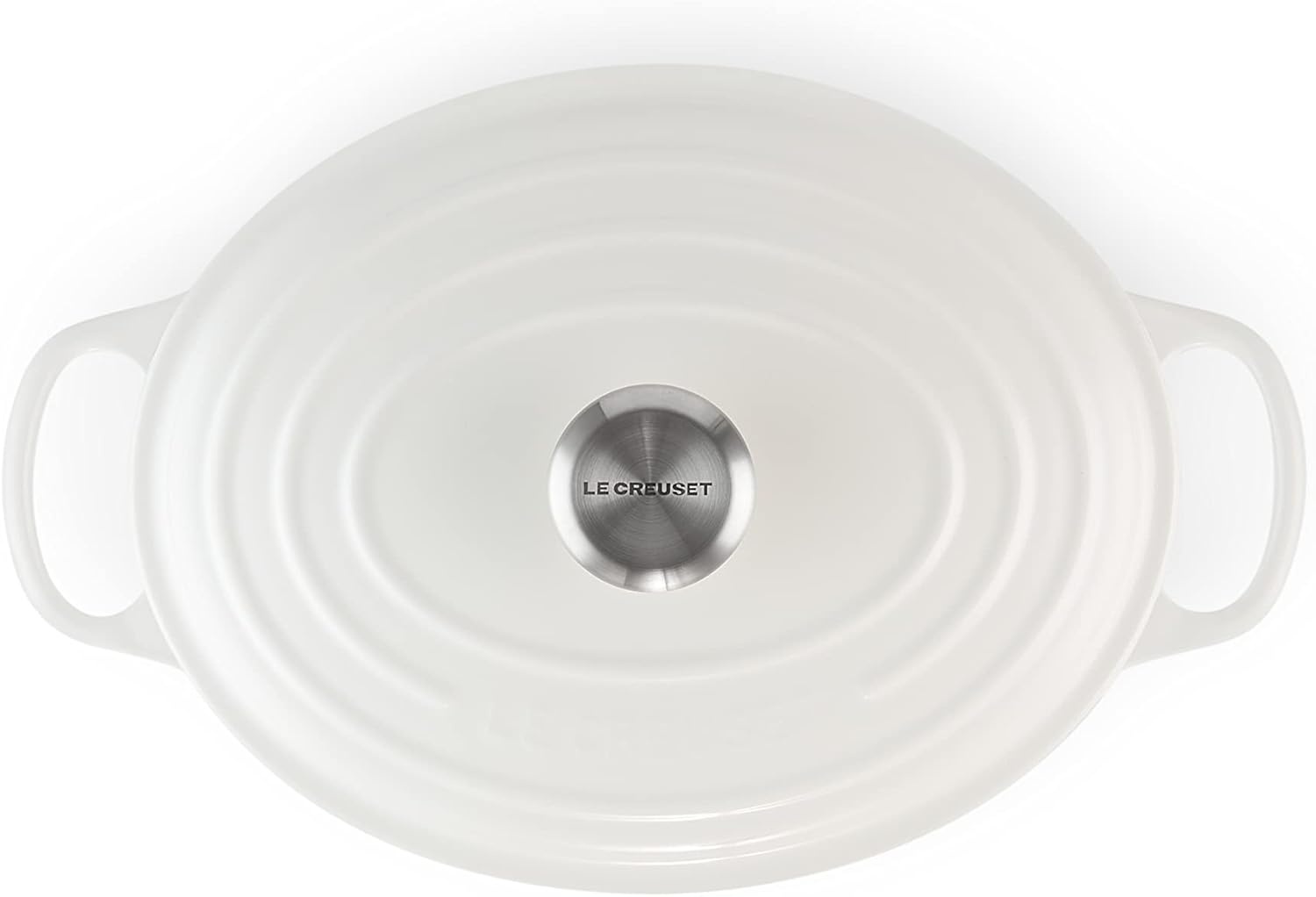 image:imageLe Creuset Enameled Cast Iron Signature Oval Dutch Oven 8 qt WhiteWhite