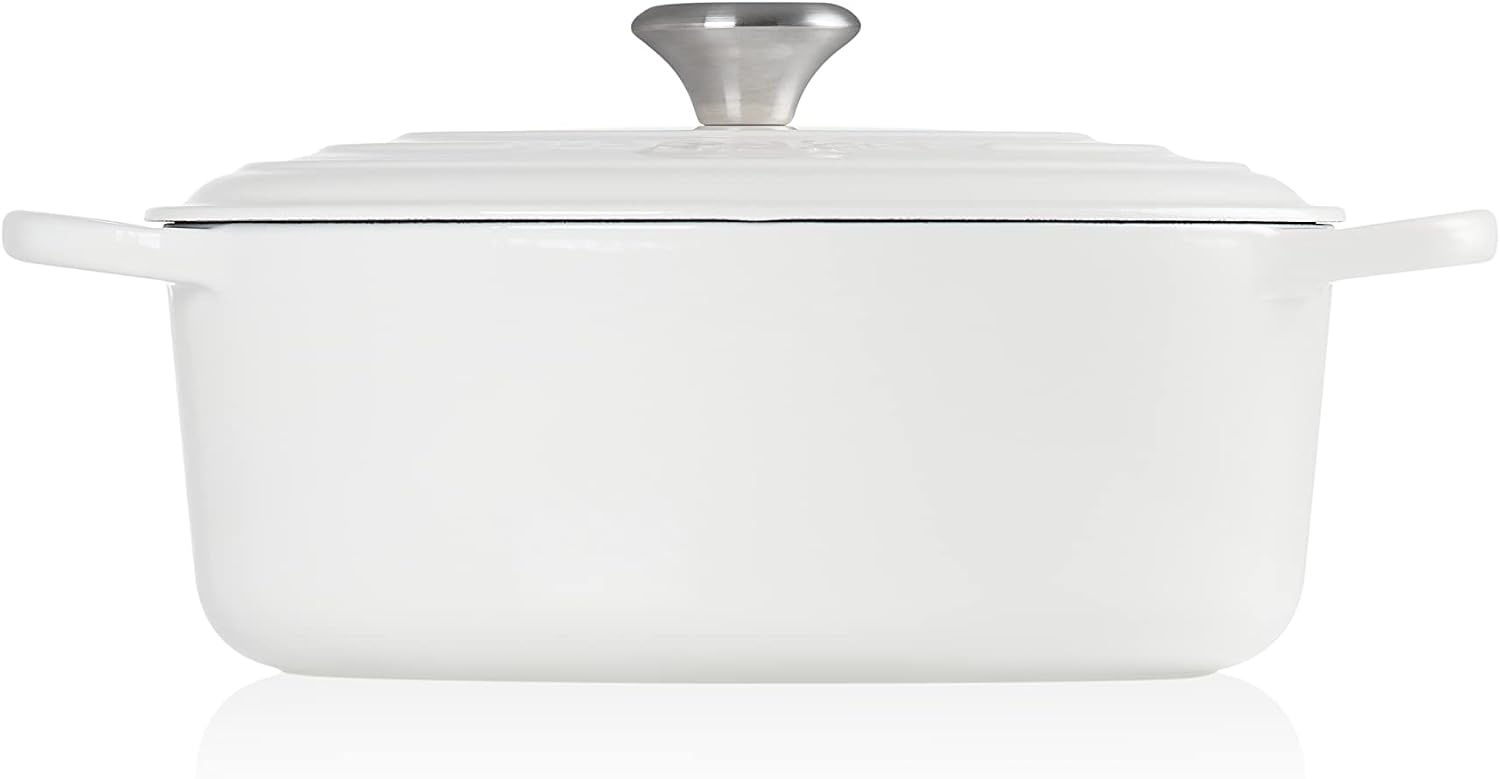 image:imageLe Creuset Enameled Cast Iron Signature Oval Dutch Oven 8 qt WhiteWhite