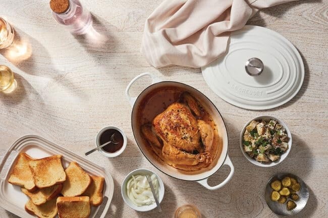 image:imageLe Creuset Enameled Cast Iron Signature Oval Dutch Oven 8 qt WhiteWhite