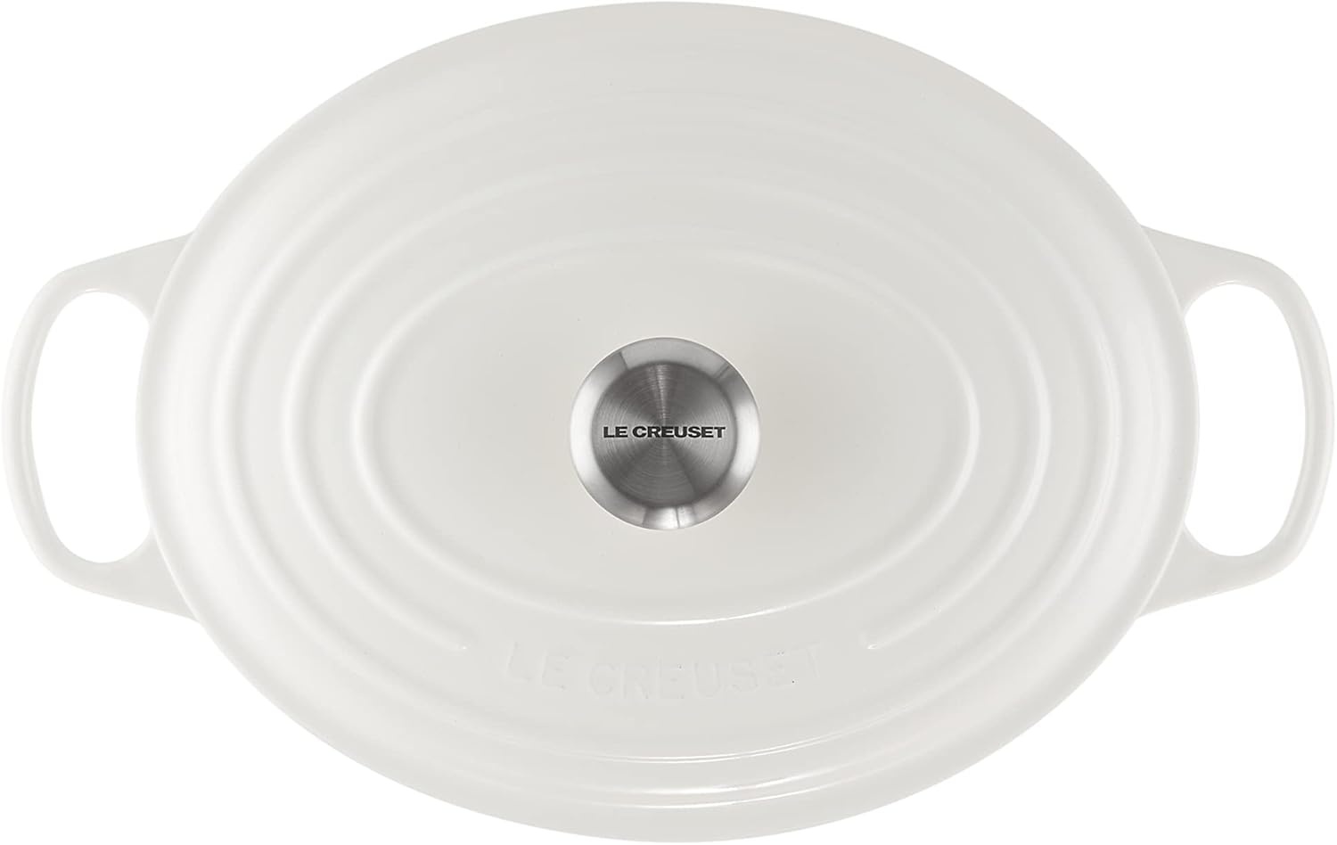 image:imageLe Creuset Enameled Cast Iron Signature Oval Dutch Oven 8 qt WhiteWhite