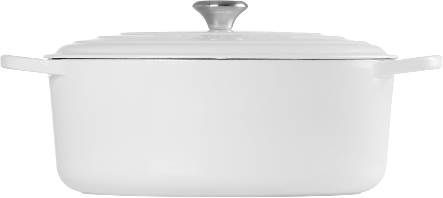 image:imageLe Creuset Enameled Cast Iron Signature Oval Dutch Oven 8 qt WhiteWhite