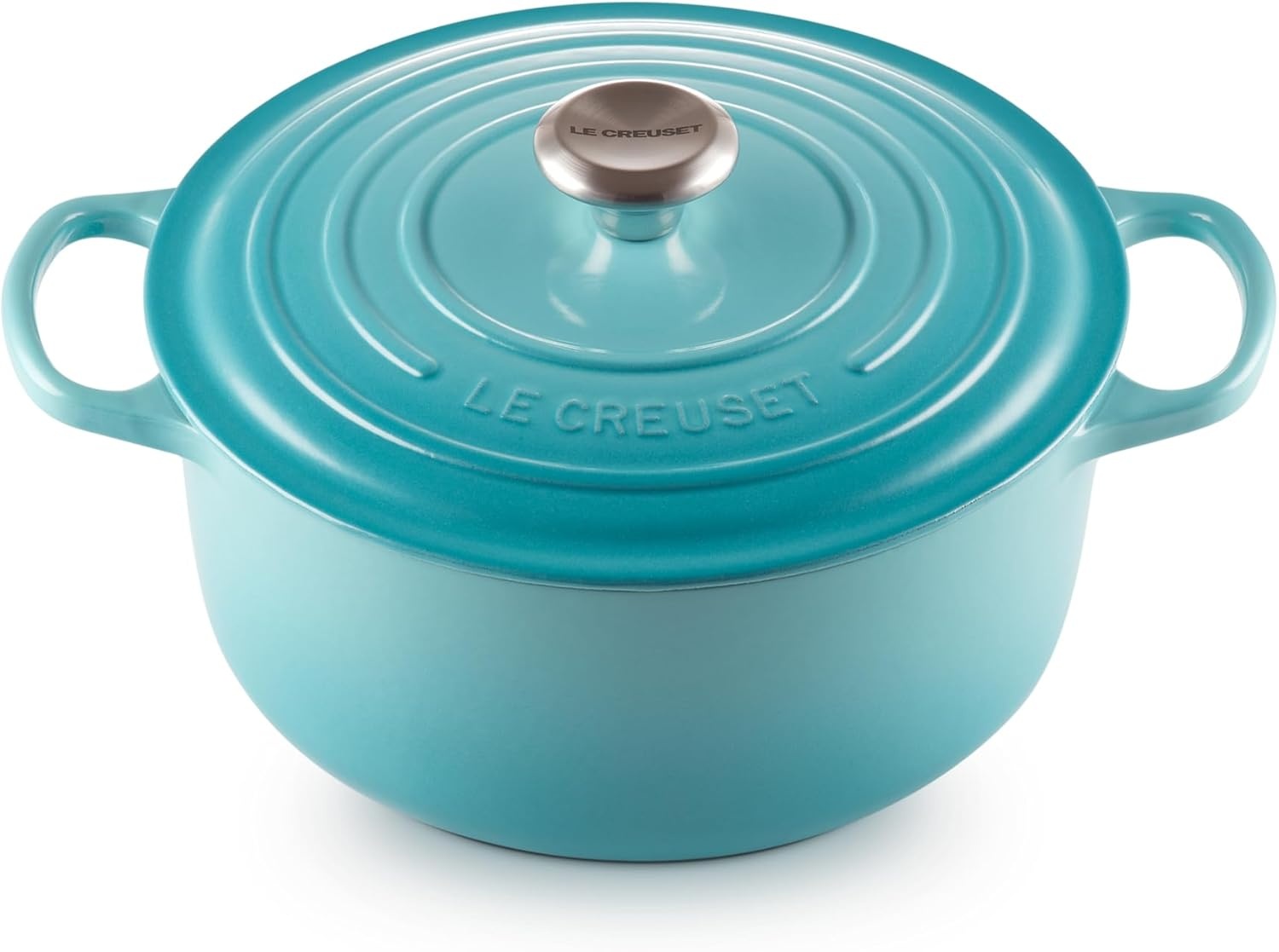 image:imageLe Creuset Enameled Cast Iron Signature Round Dutch Oven 725 qt ArtichautCaribbean