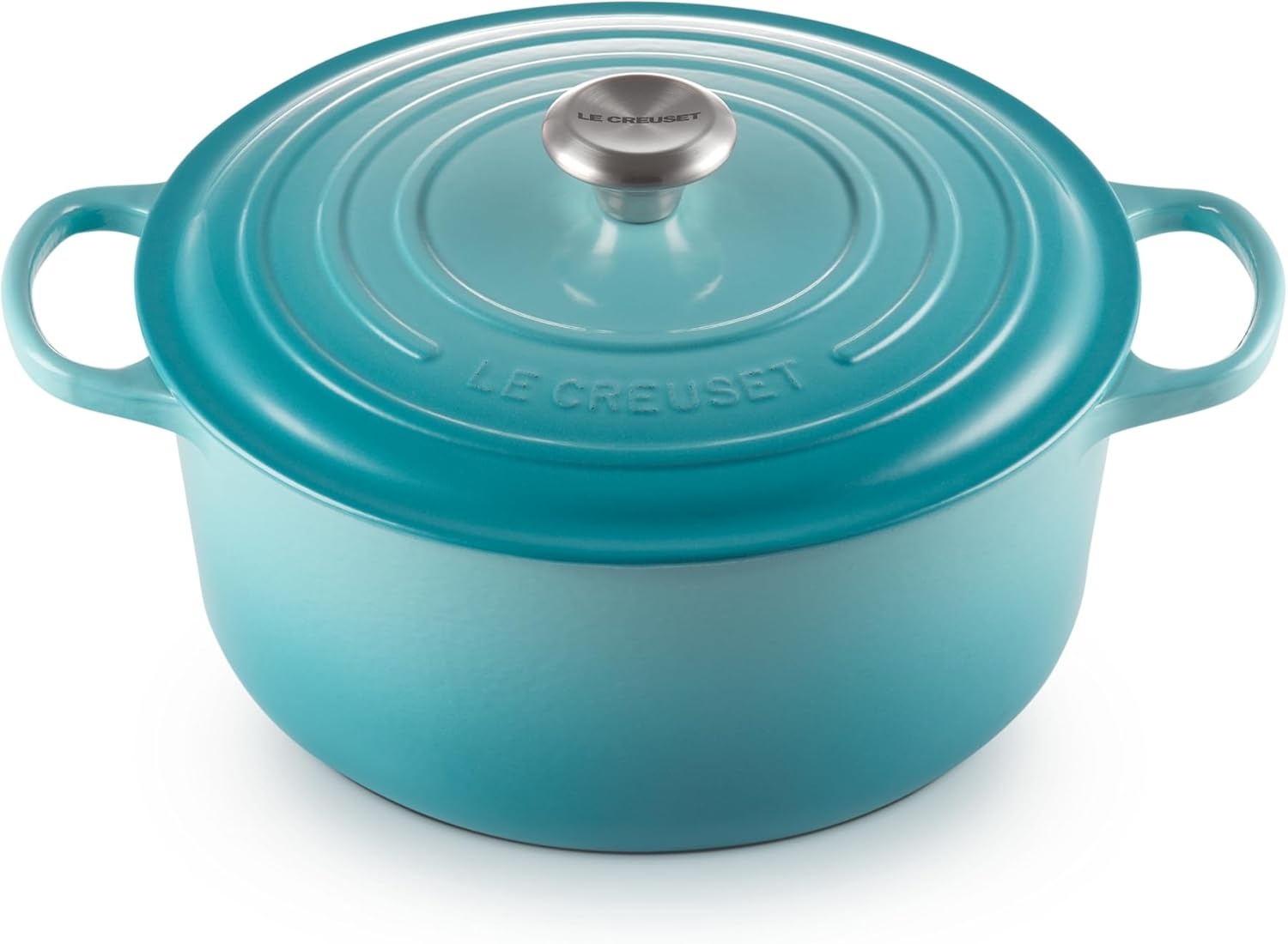 image:imageLe Creuset Enameled Cast Iron Signature Round Dutch Oven 725 qt ArtichautCaribbean