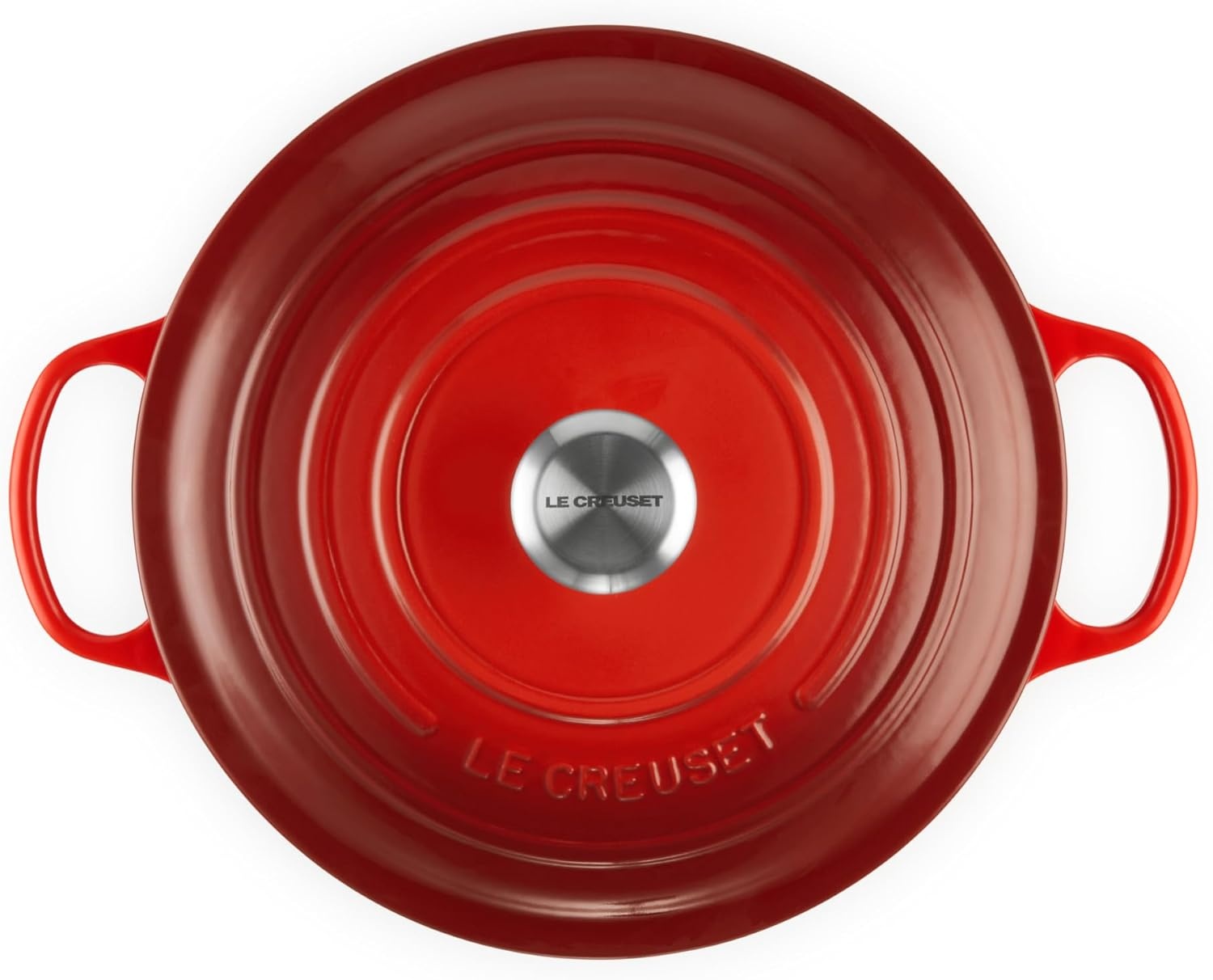 image:imageLe Creuset Enameled Cast Iron Signature Round Dutch Oven 725 qt ArtichautCerise
