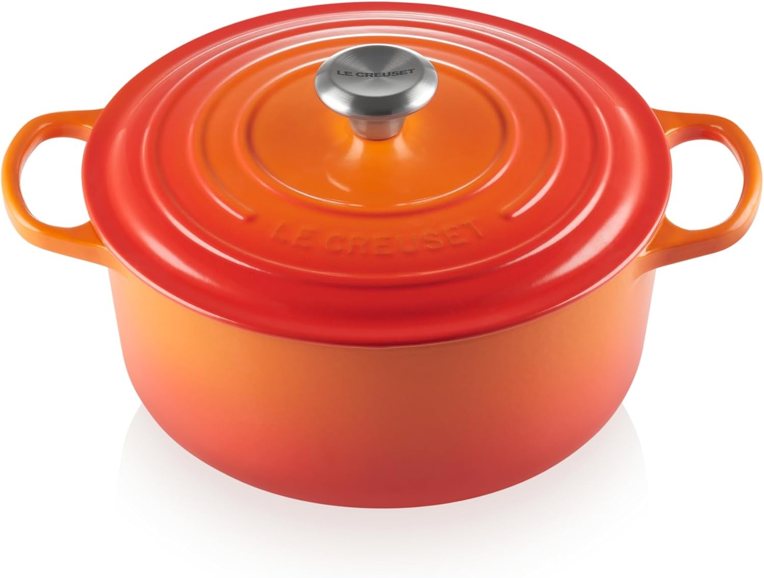 image:imageLe Creuset Enameled Cast Iron Signature Round Dutch Oven 725 qt ArtichautFlame