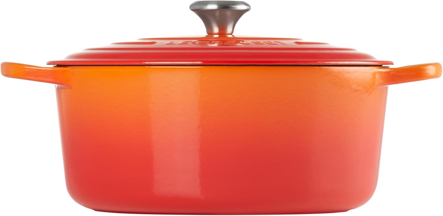 image:imageLe Creuset Enameled Cast Iron Signature Round Dutch Oven 725 qt ArtichautFlame