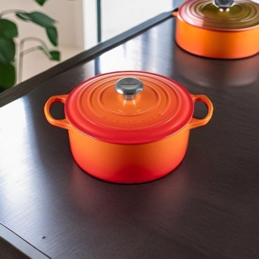 image:imageLe Creuset Enameled Cast Iron Signature Round Dutch Oven 725 qt ArtichautFlame