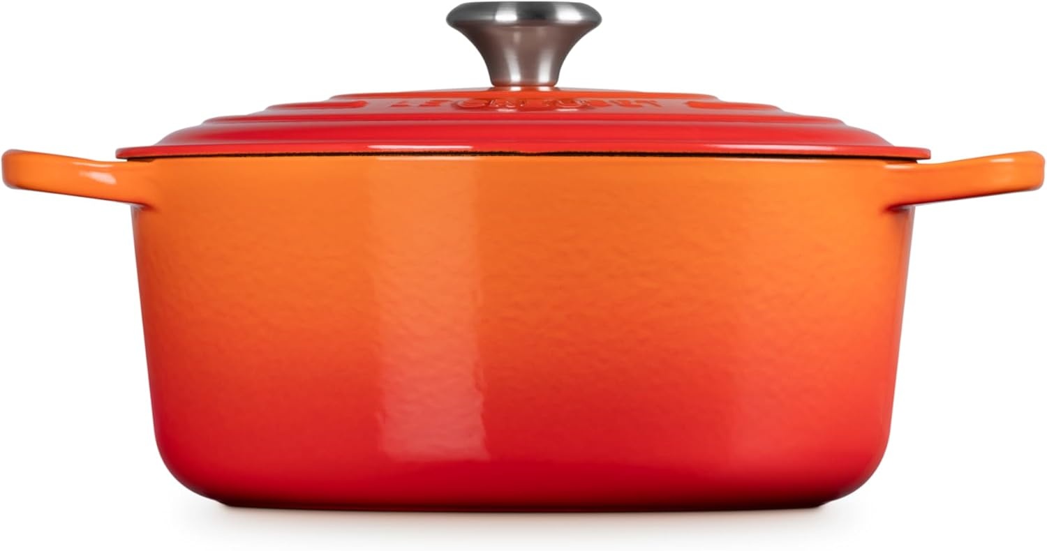 image:imageLe Creuset Enameled Cast Iron Signature Round Dutch Oven 725 qt ArtichautFlame