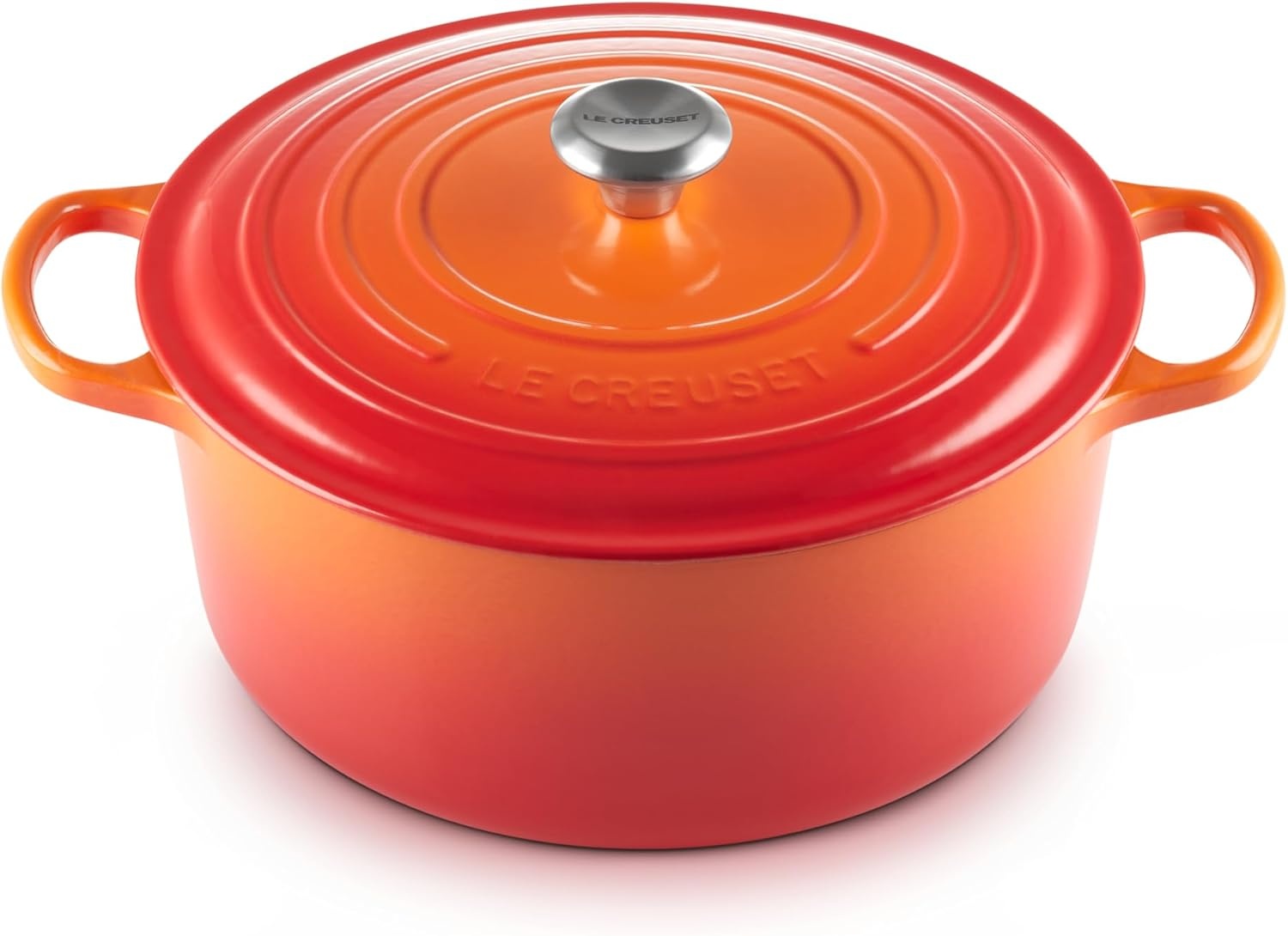 image:imageLe Creuset Enameled Cast Iron Signature Round Dutch Oven 725 qt ArtichautFlame