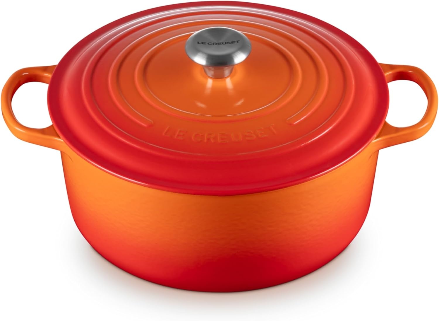 image:imageLe Creuset Enameled Cast Iron Signature Round Dutch Oven 725 qt ArtichautFlame