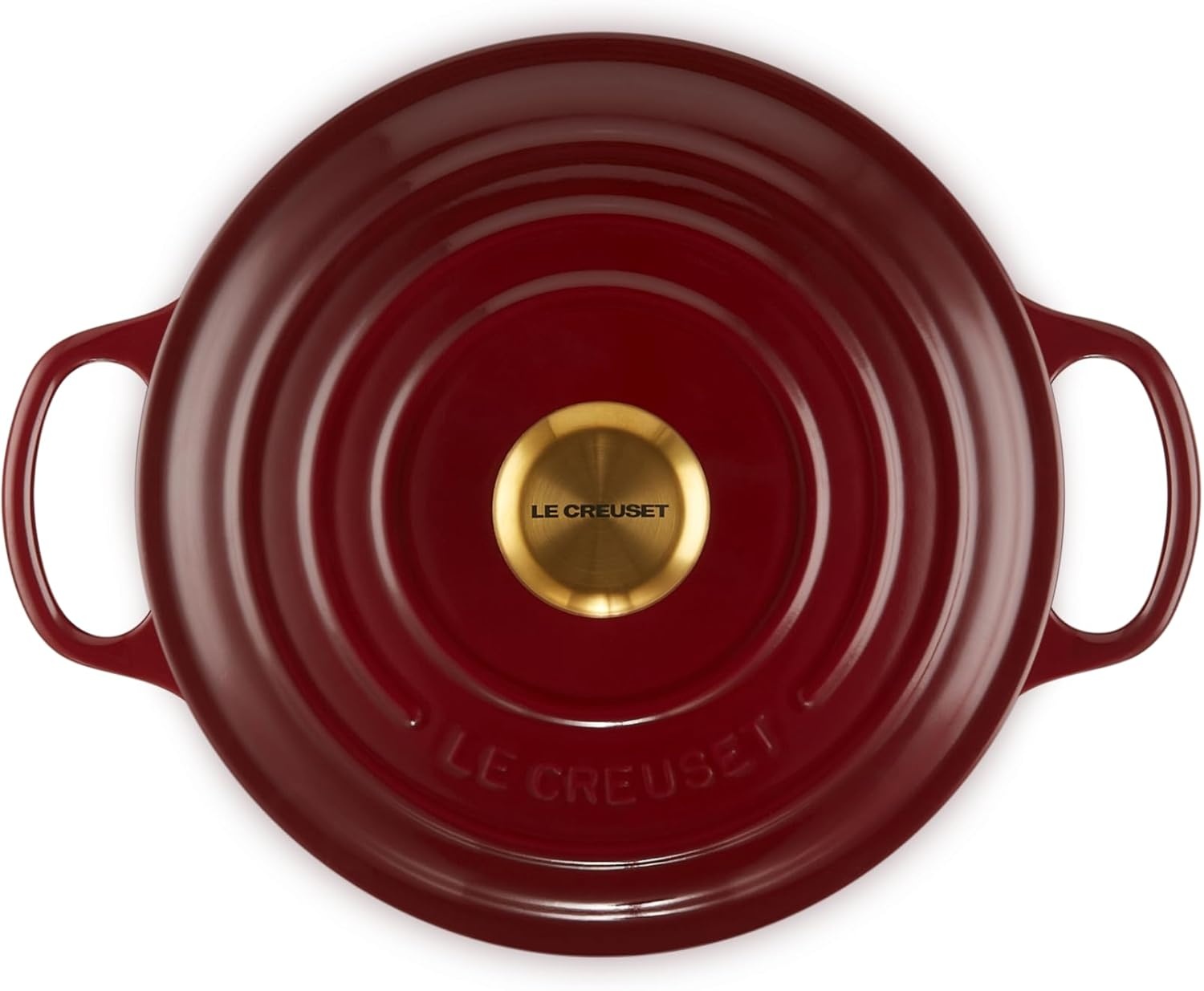 image:imageLe Creuset Enameled Cast Iron Signature Round Dutch Oven 725 qt ArtichautGarnet