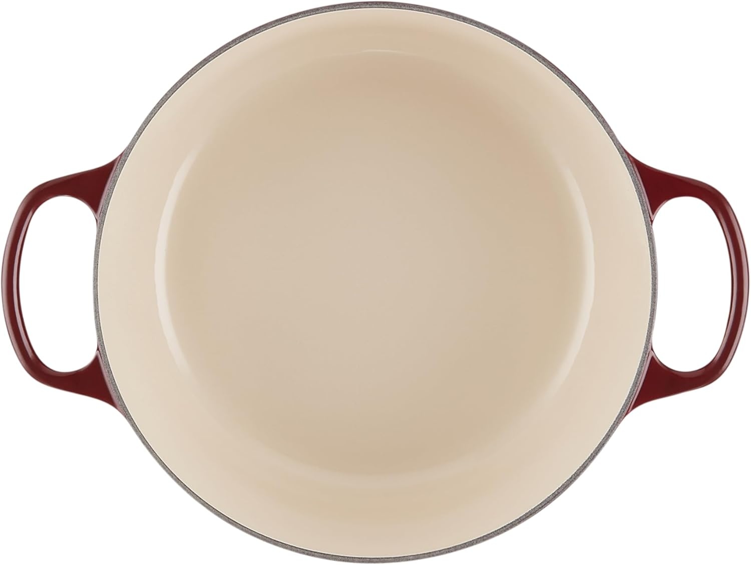 image:imageLe Creuset Enameled Cast Iron Signature Round Dutch Oven 725 qt ArtichautGarnet