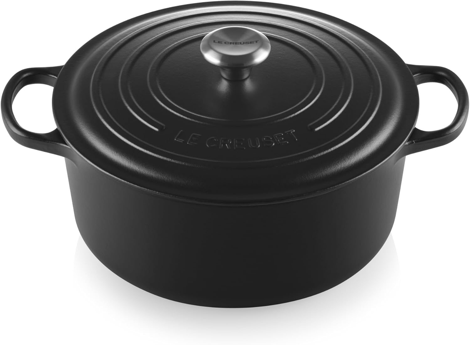 image:imageLe Creuset Enameled Cast Iron Signature Round Dutch Oven 725 qt ArtichautLicorice