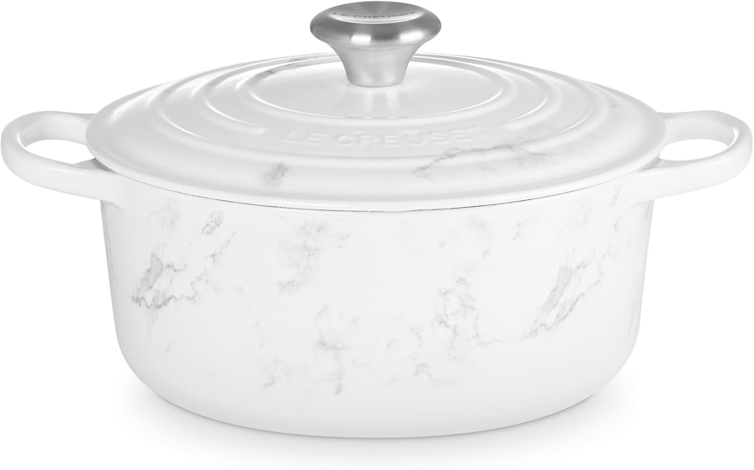 image:imageLe Creuset Enameled Cast Iron Signature Round Dutch Oven 725 qt ArtichautMarble