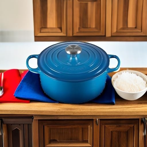 image:imageLe Creuset Enameled Cast Iron Signature Round Dutch Oven 725 qt ArtichautMarseille