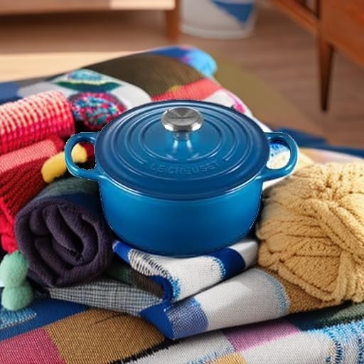 image:imageLe Creuset Enameled Cast Iron Signature Round Dutch Oven 725 qt ArtichautMarseille