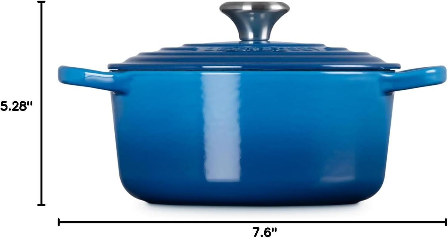 image:imageLe Creuset Enameled Cast Iron Signature Round Dutch Oven 725 qt ArtichautMarseille