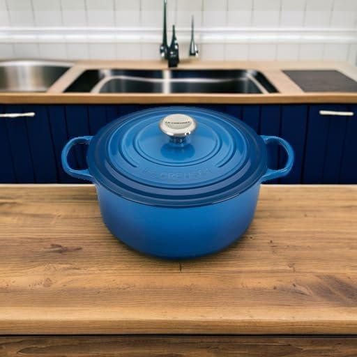 image:imageLe Creuset Enameled Cast Iron Signature Round Dutch Oven 725 qt ArtichautMarseille