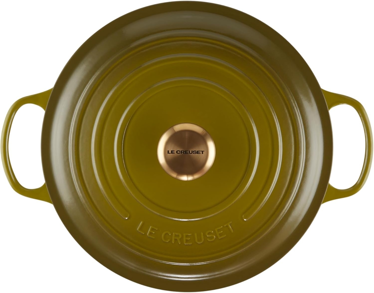 image:imageLe Creuset Enameled Cast Iron Signature Round Dutch Oven 725 qt ArtichautOlive