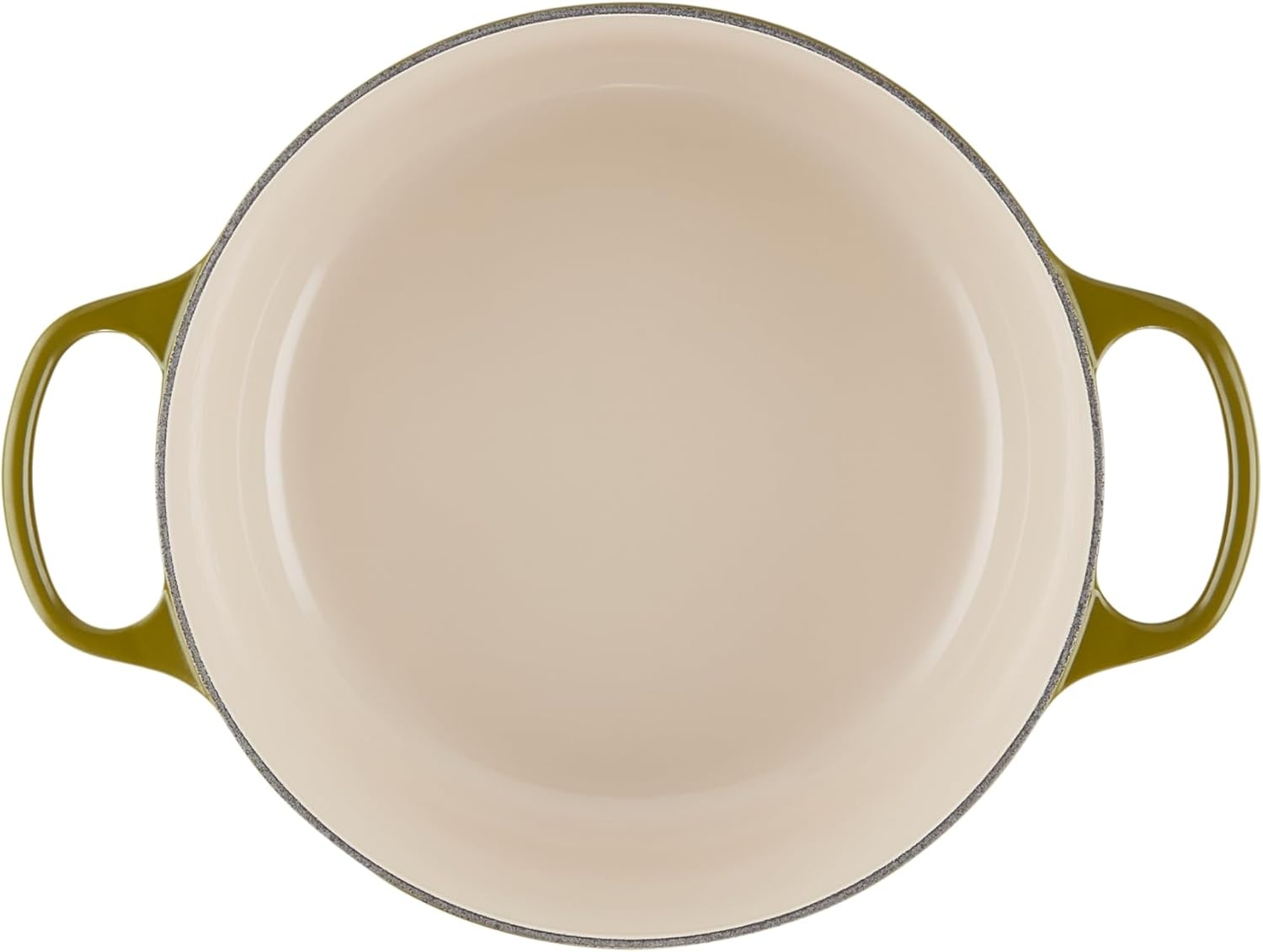 image:imageLe Creuset Enameled Cast Iron Signature Round Dutch Oven 725 qt ArtichautOlive
