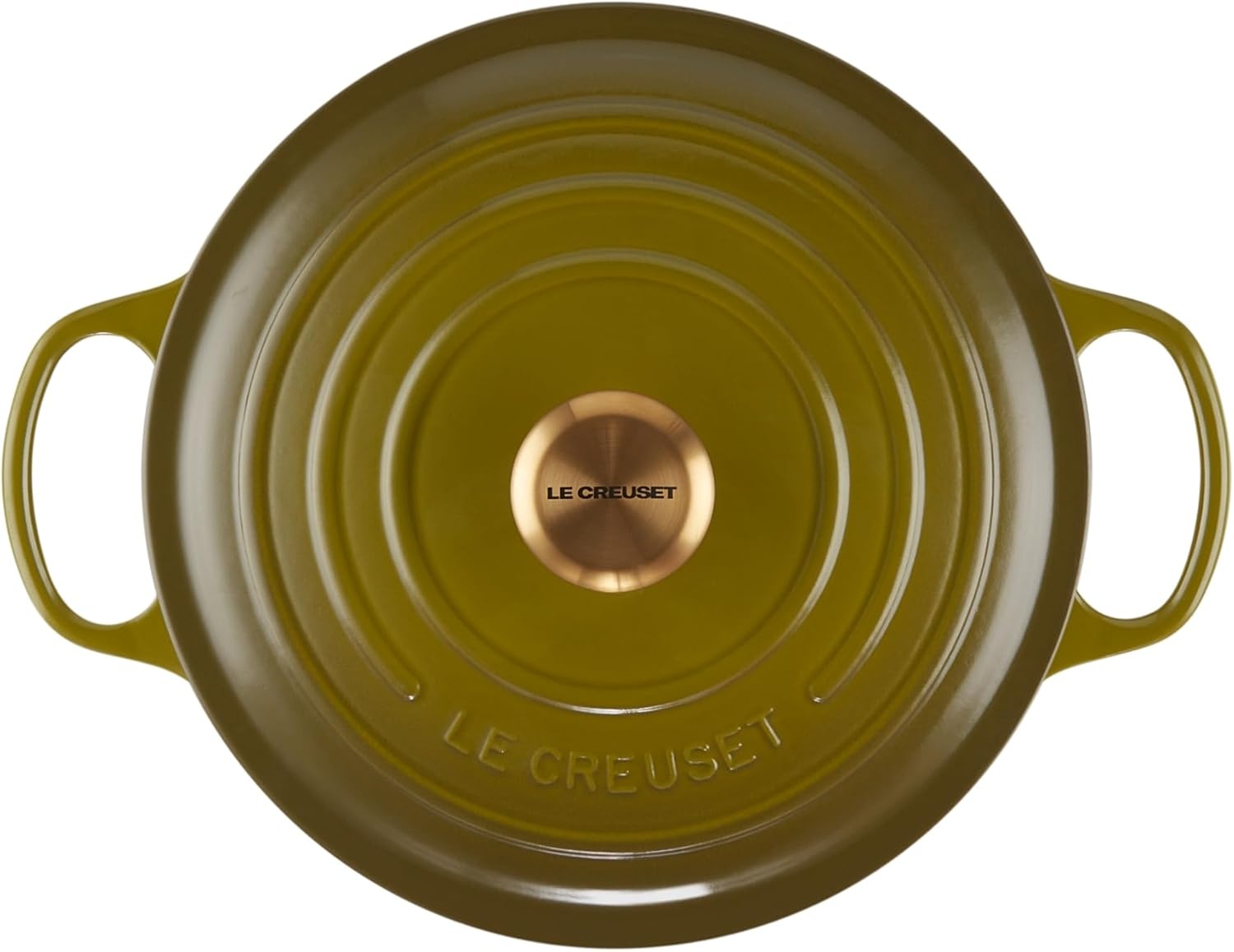 image:imageLe Creuset Enameled Cast Iron Signature Round Dutch Oven 725 qt ArtichautOlive