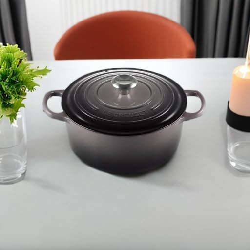 image:imageLe Creuset Enameled Cast Iron Signature Round Dutch Oven 725 qt ArtichautOyster