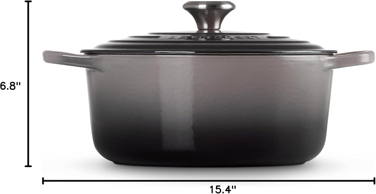 image:imageLe Creuset Enameled Cast Iron Signature Round Dutch Oven 725 qt ArtichautOyster