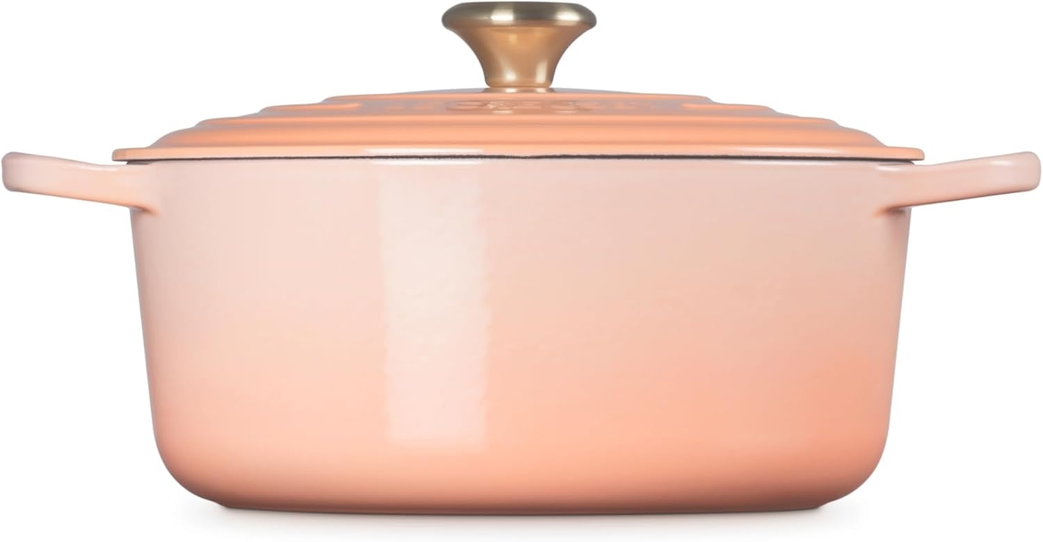 image:imageLe Creuset Enameled Cast Iron Signature Round Dutch Oven 725 qt ArtichautPeche