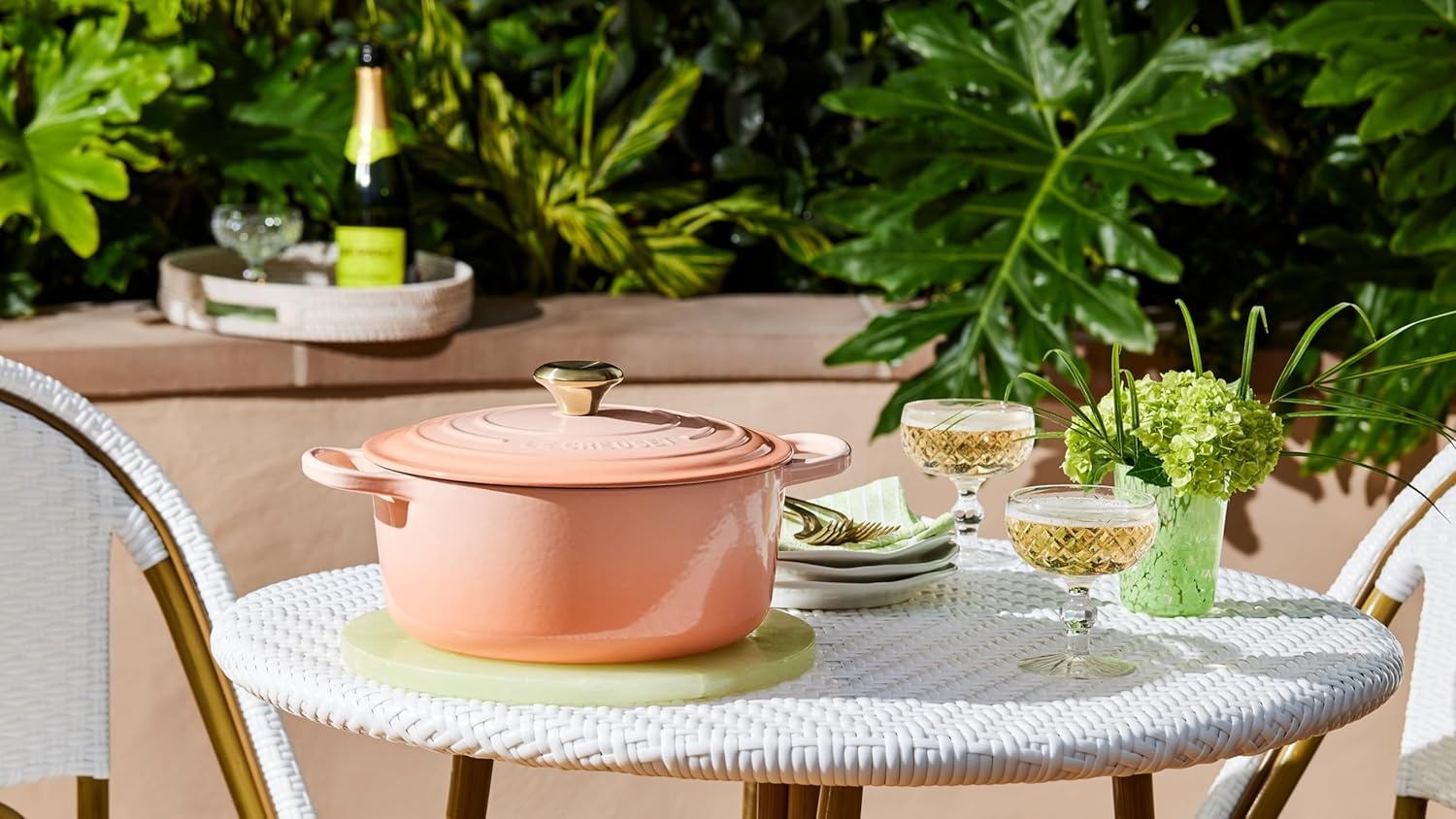 image:imageLe Creuset Enameled Cast Iron Signature Round Dutch Oven 725 qt ArtichautPeche