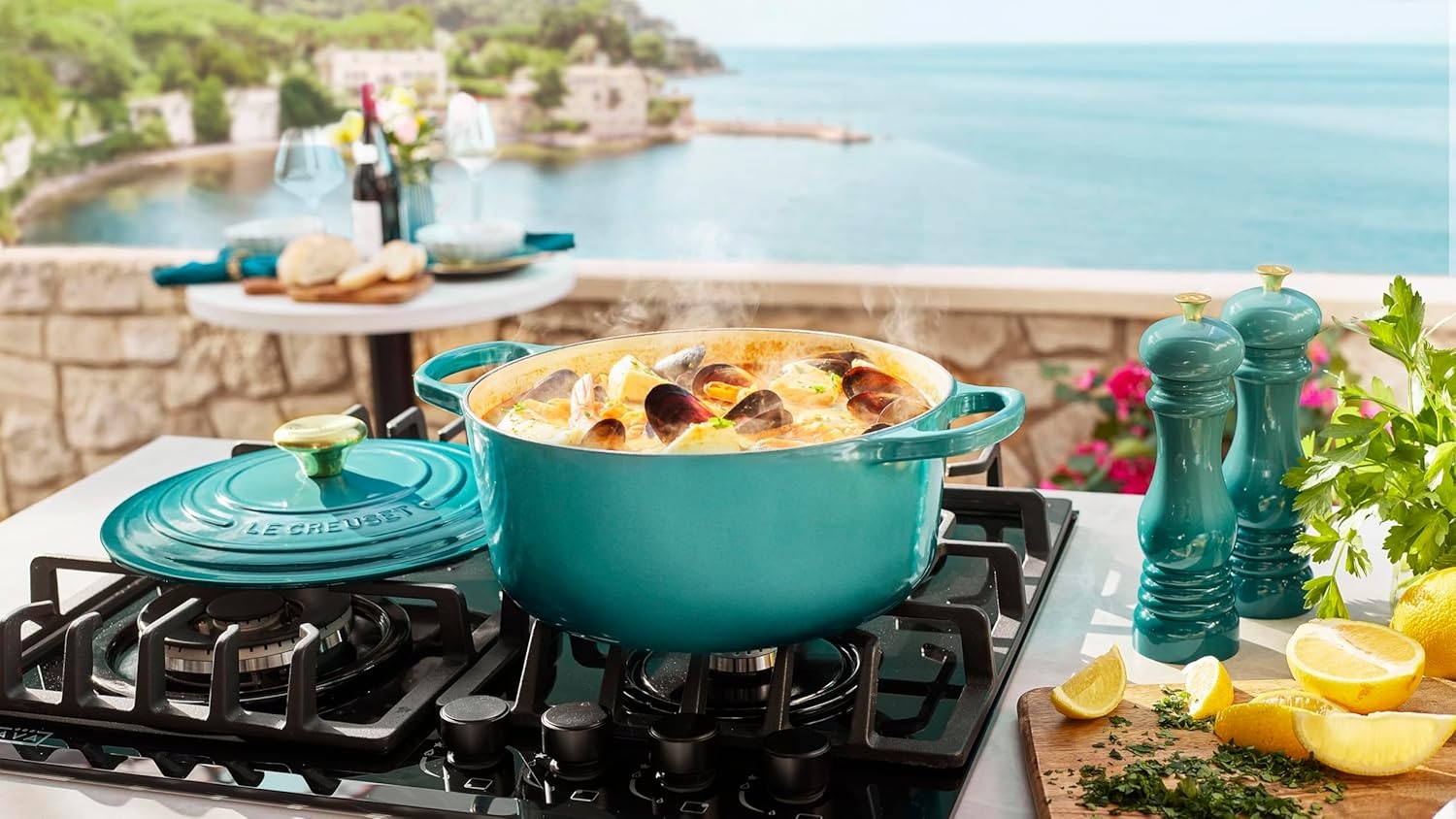 image:imageLe Creuset Enameled Cast Iron Signature Round Dutch Oven 725 qt ArtichautRiviera