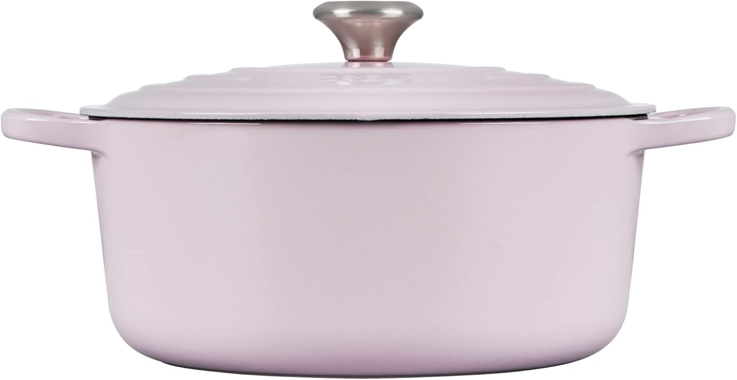 image:imageLe Creuset Enameled Cast Iron Signature Round Dutch Oven 725 qt ArtichautShallot