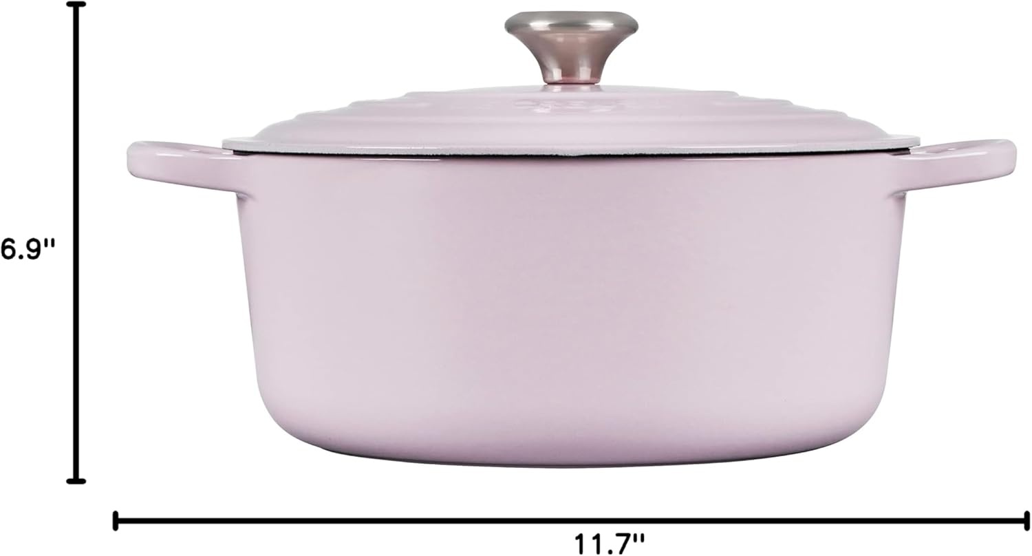 image:imageLe Creuset Enameled Cast Iron Signature Round Dutch Oven 725 qt ArtichautShallot
