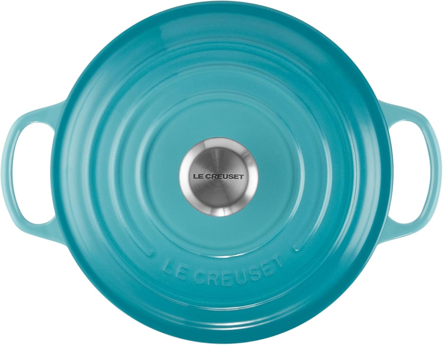 image:imageLe Creuset Enameled Cast Iron Signature Round Sauteuse 35 qt OliveCaribbean