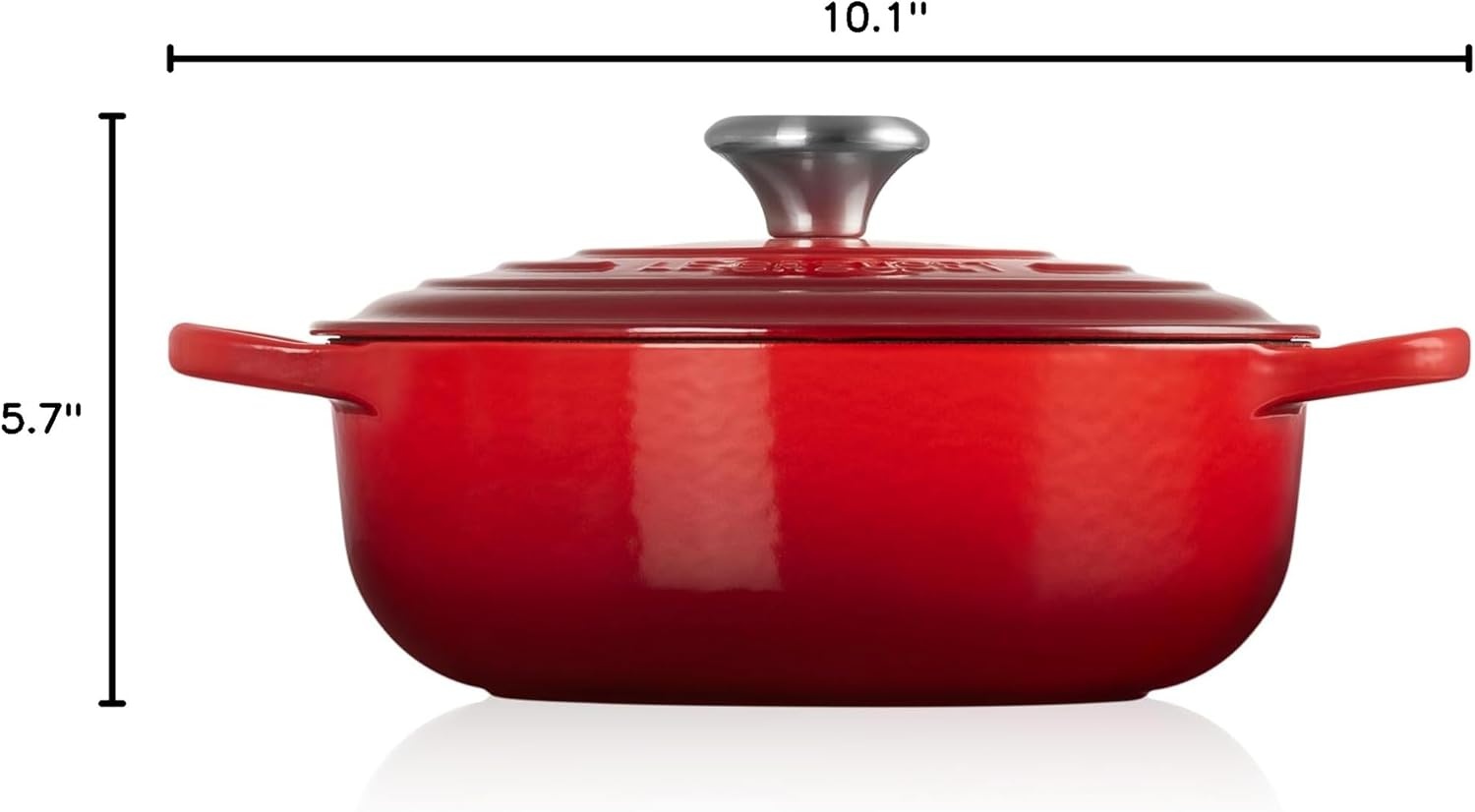 image:imageLe Creuset Enameled Cast Iron Signature Round Sauteuse 35 qt OliveCerise
