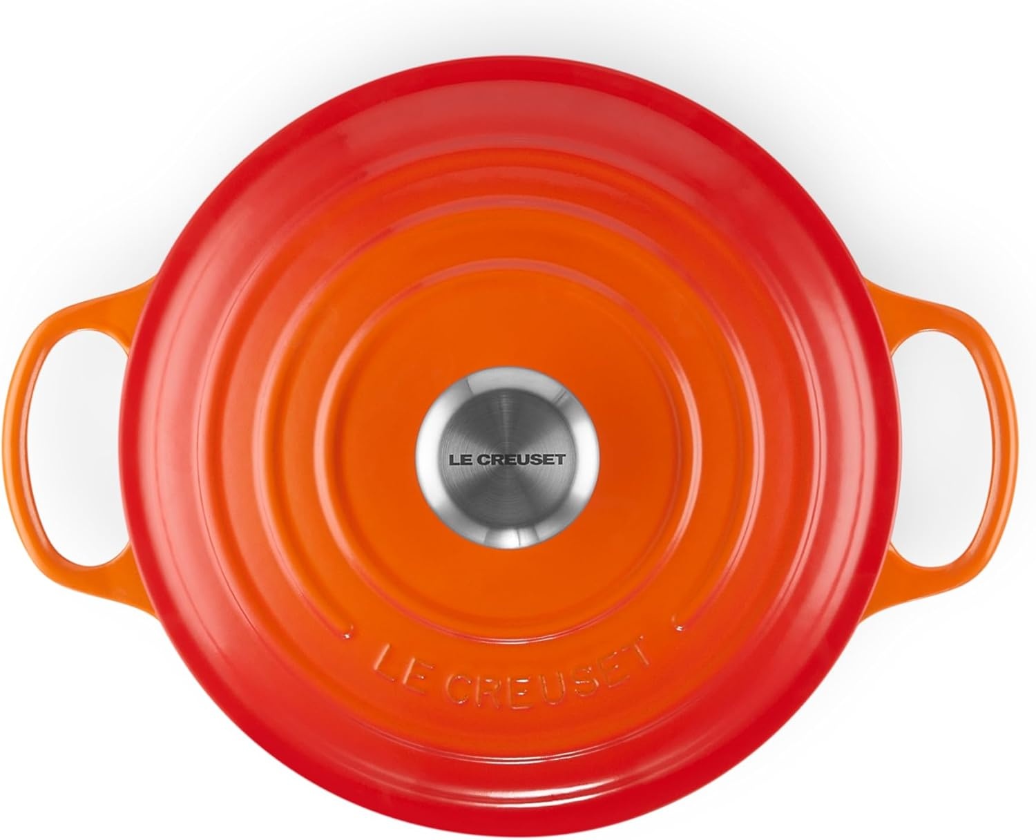 image:imageLe Creuset Enameled Cast Iron Signature Round Sauteuse 35 qt OliveFlame