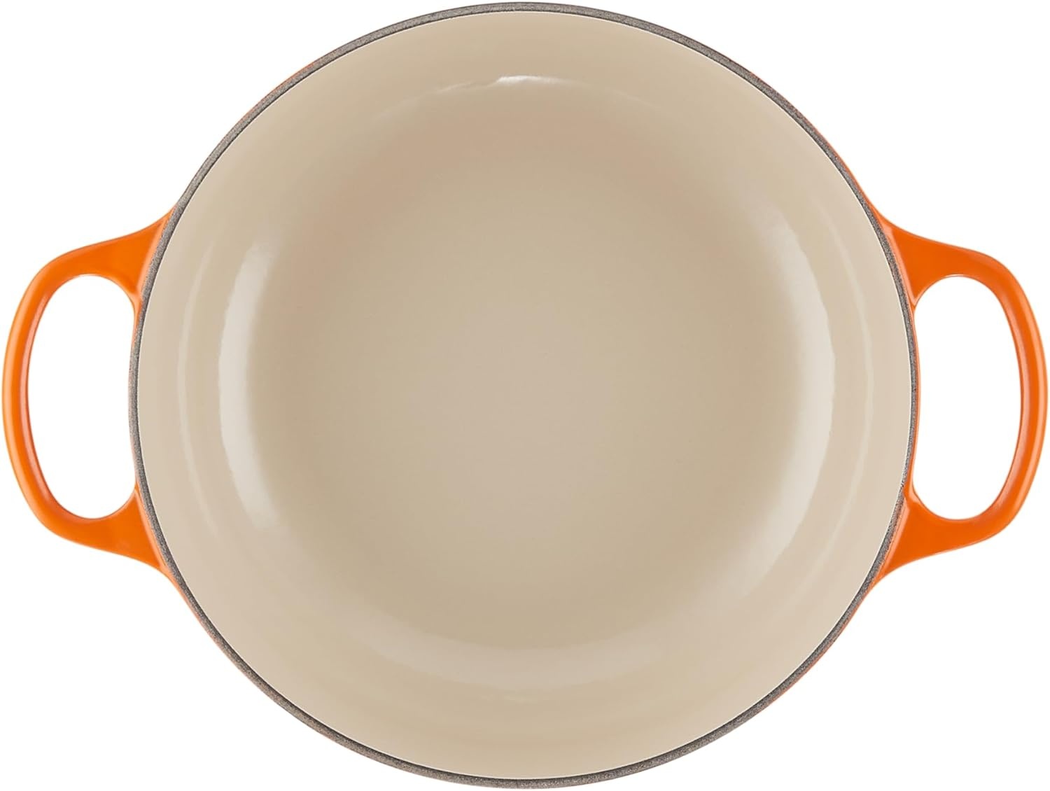 image:imageLe Creuset Enameled Cast Iron Signature Round Sauteuse 35 qt OliveFlame
